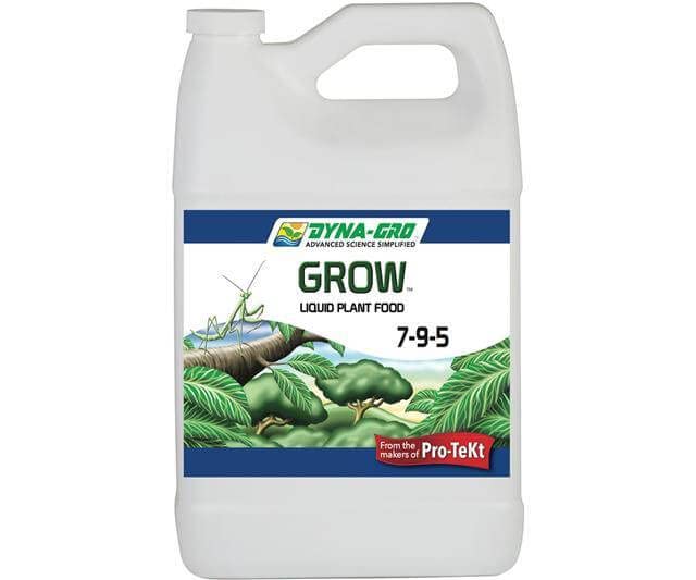 Dyna-Gro Grow Liquid Plant Food 32 oz front view with label