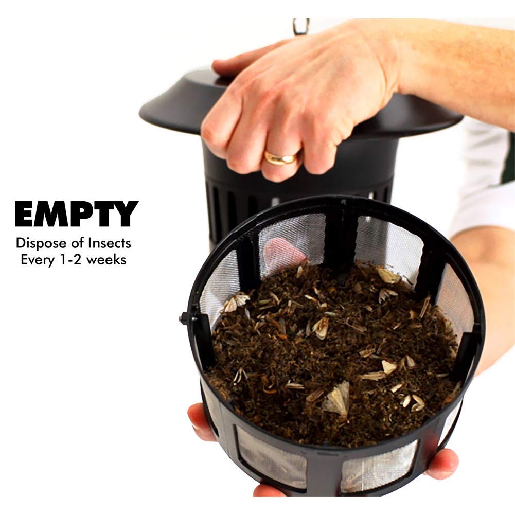 DynaTrap DT1100 insect trap side view showing design