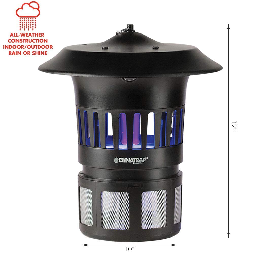 DynaTrap DT1100 insect trap with wall mounting hardware