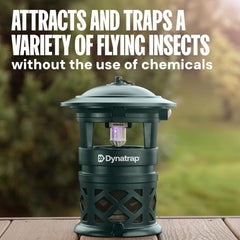 DynaTrap DT1130-GRSR mosquito trap in outdoor setting