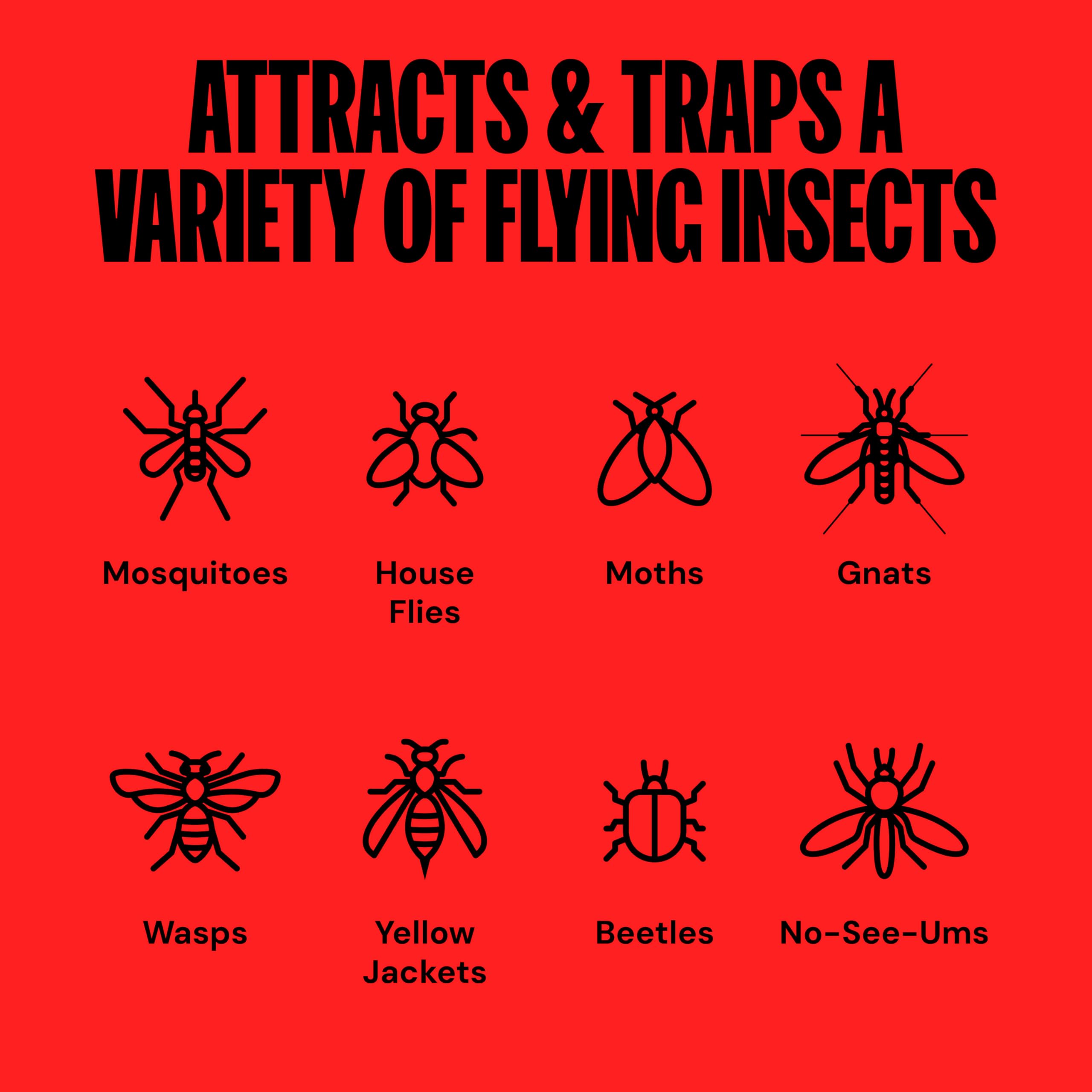 DynaTrap insect trap with whisper-quiet fan