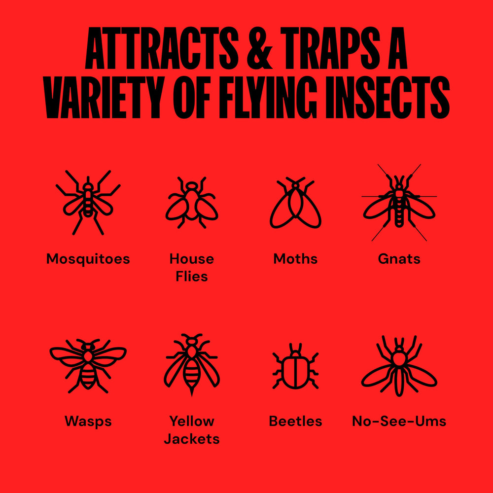 DynaTrap insect trap with whisper-quiet fan