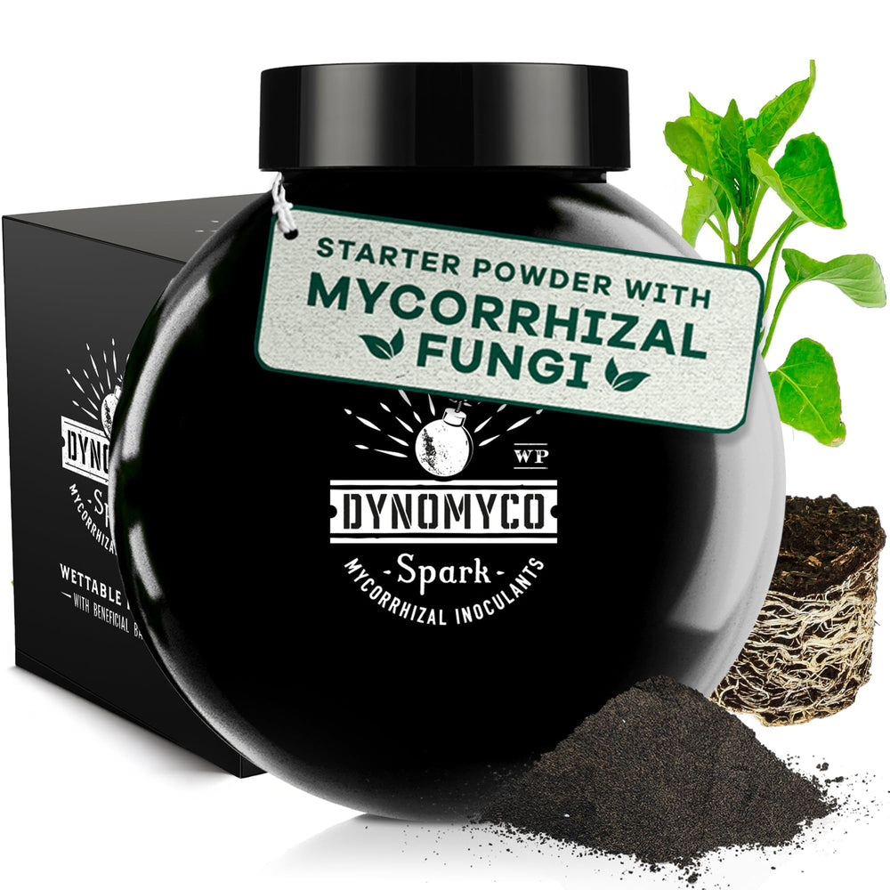 DYNOMYCO Spark Mycorrhizal Fungi 6oz powder front view