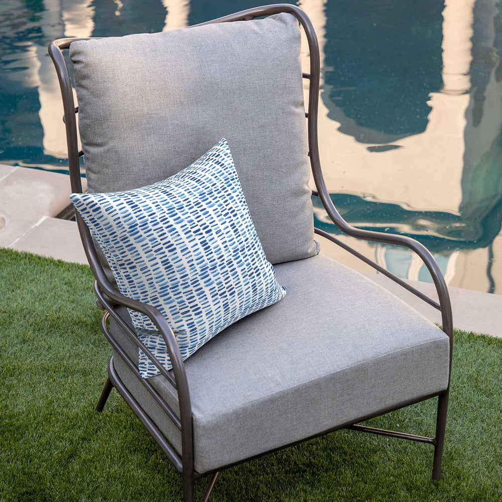 DYTXIII outdoor pillow covers on balcony seating