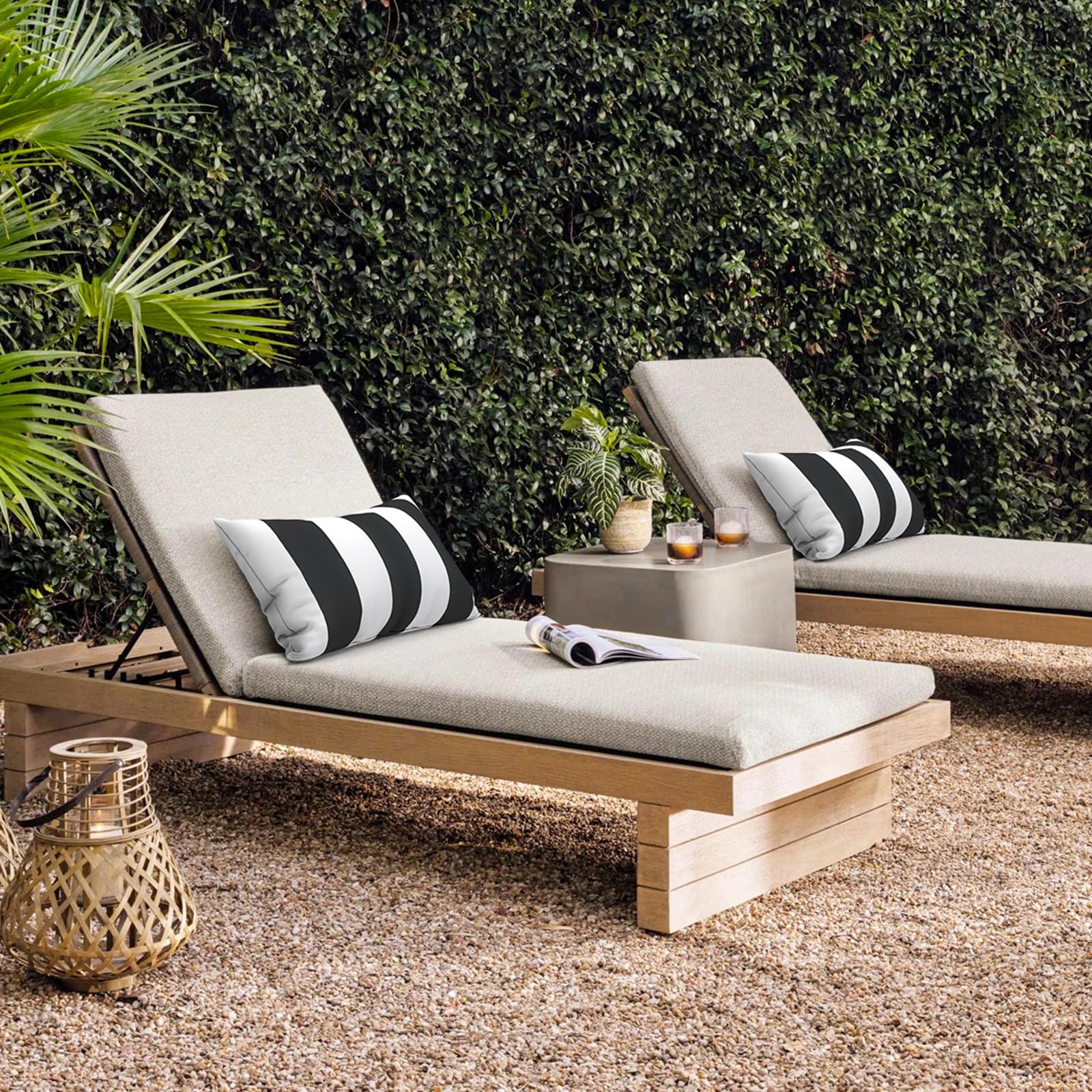 DYTXIII Outdoor Waterproof Lumbar Pillow Cover with vibrant pattern