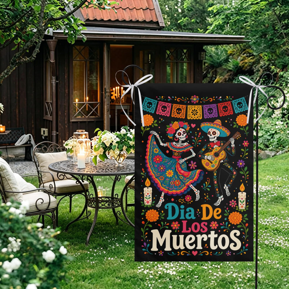 DZGlobal Dia De Los Muertos garden flag packaging