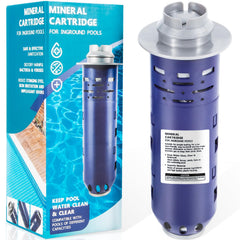 E-cowlboy replacement cartridge front view, blue, for Zodiac Duoclear