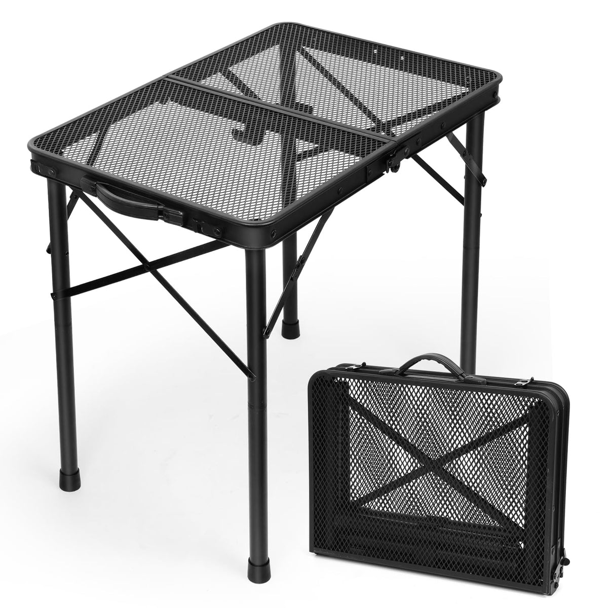 E EASTSTORM 2 Ft Folding Camping Table front view