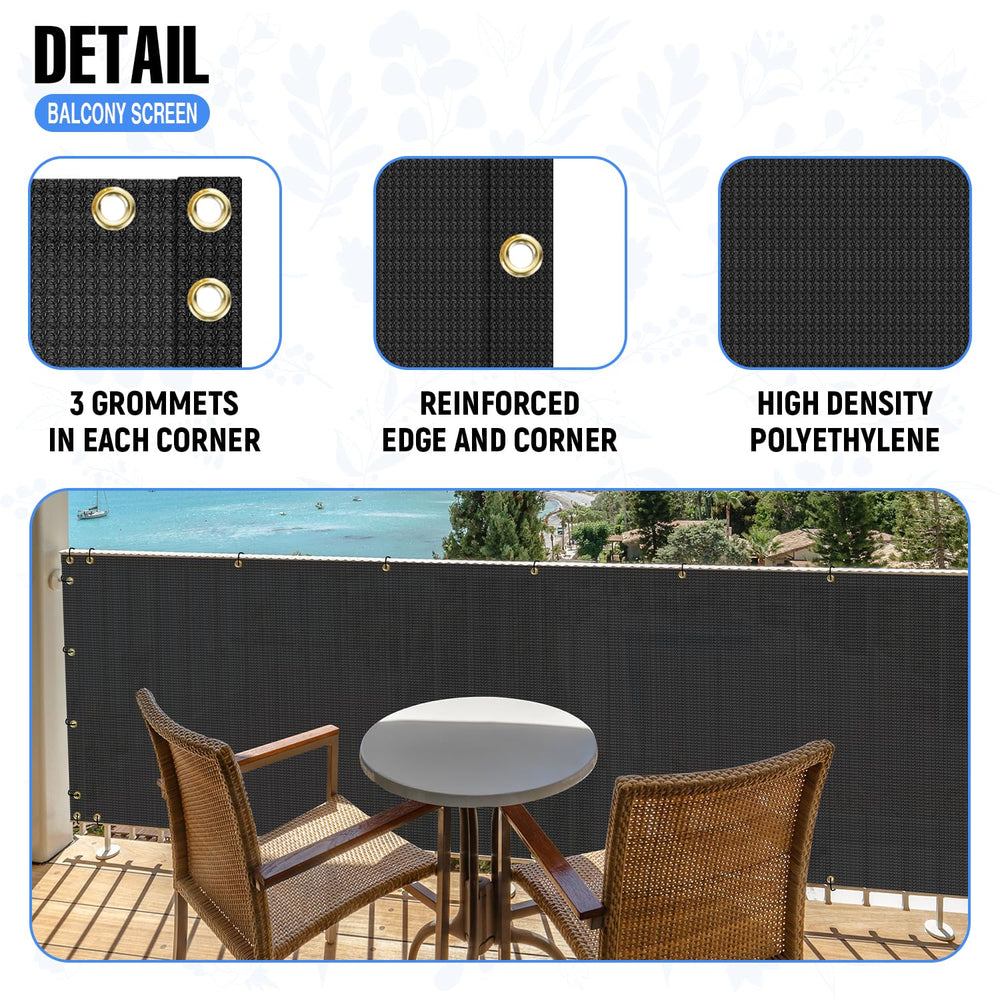 E&K Privacy Fence Screen in a patio setting