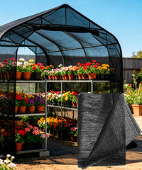 e.share 10x6.5FT black shade cloth front view