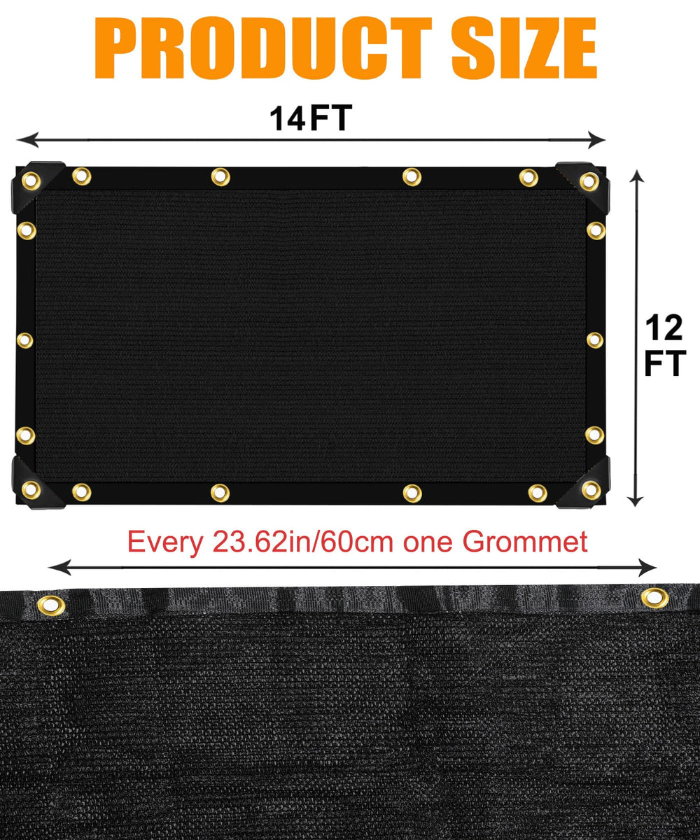 e.share Heavy Duty Shade Cloth hanging in a greenhouse