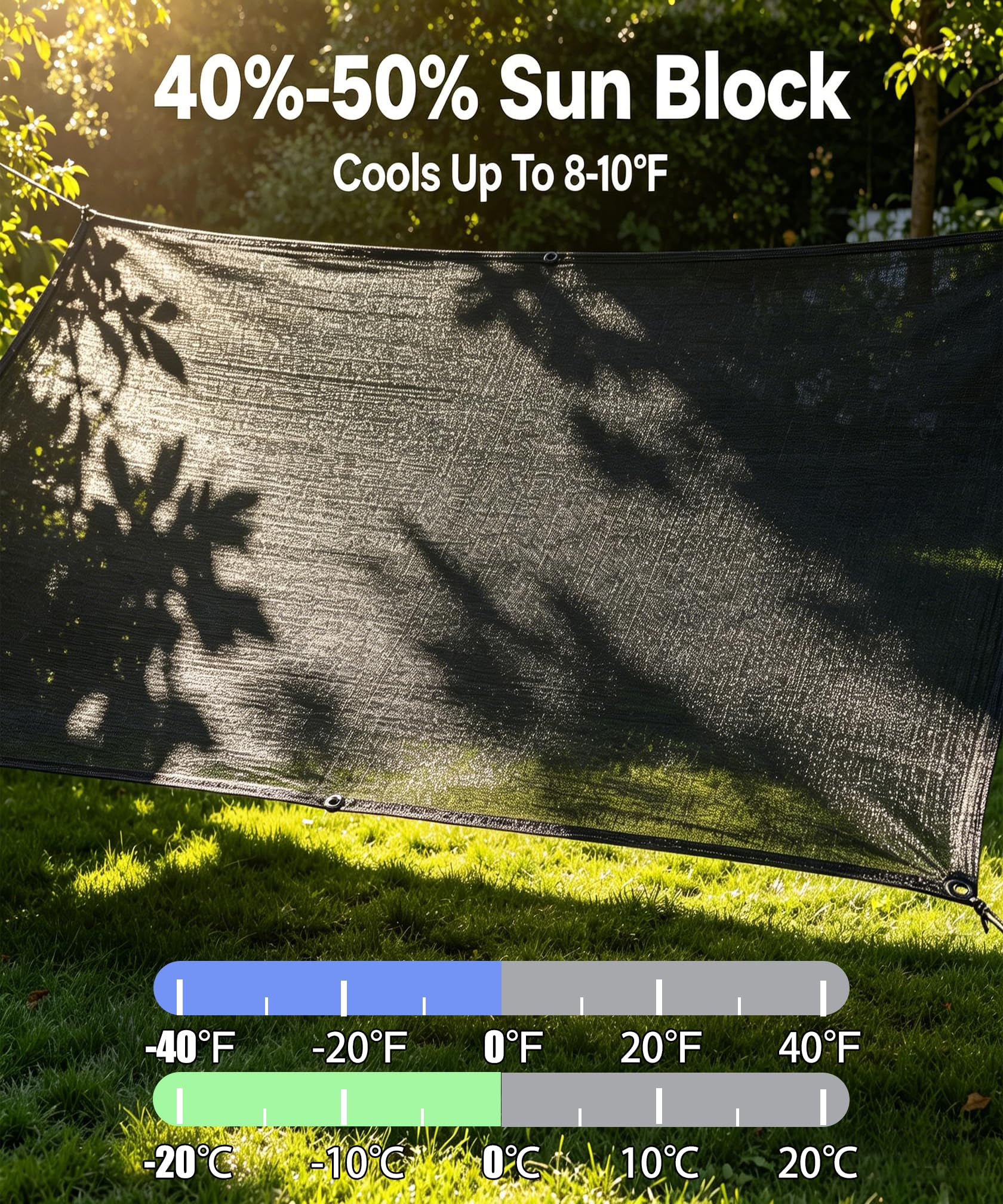 e.share shade cloth corner with grommet detail