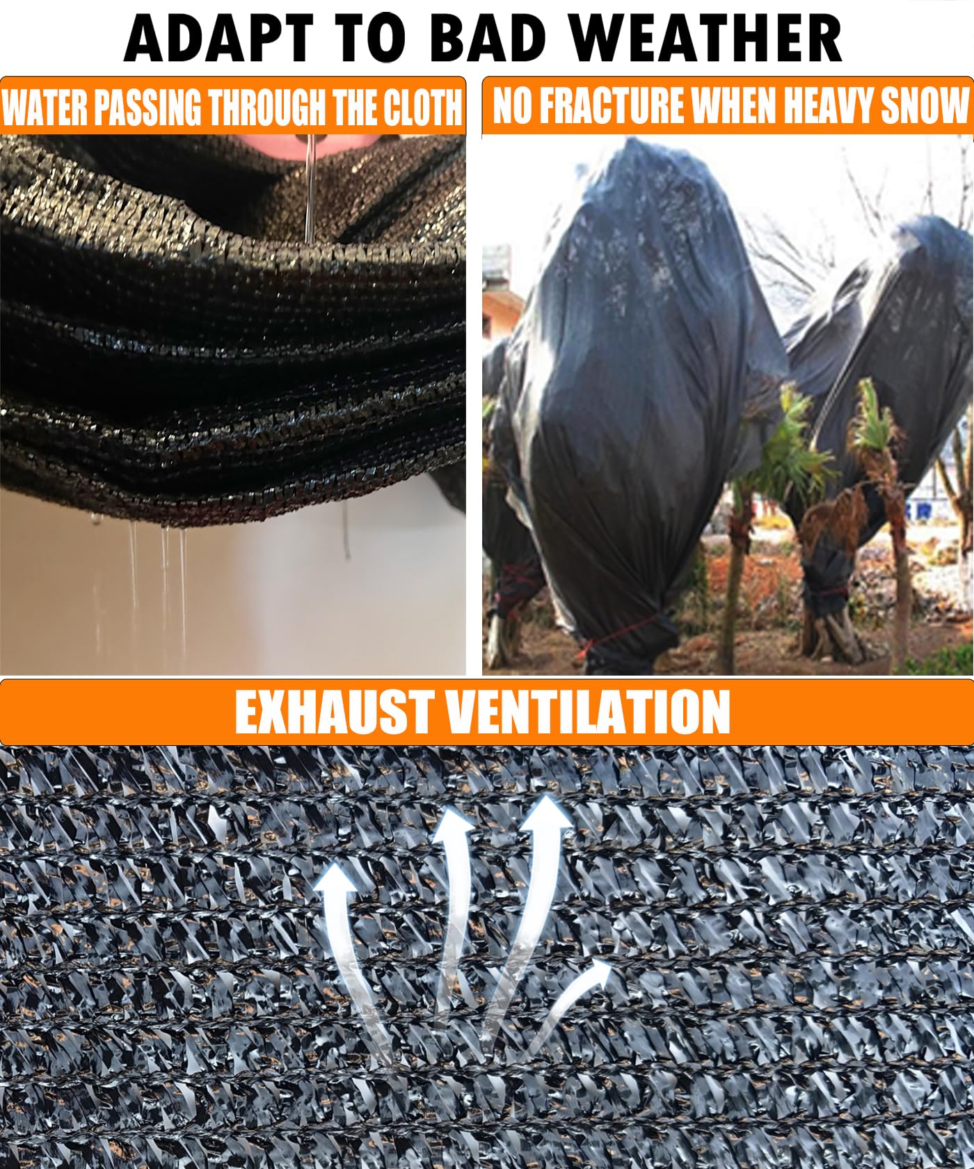 e.share shade cloth rolled up for storage