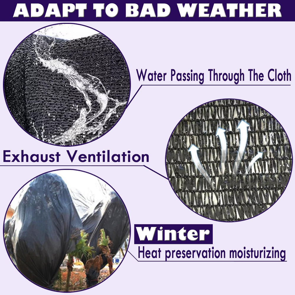 e.share shade cloth with secure zip tie installation