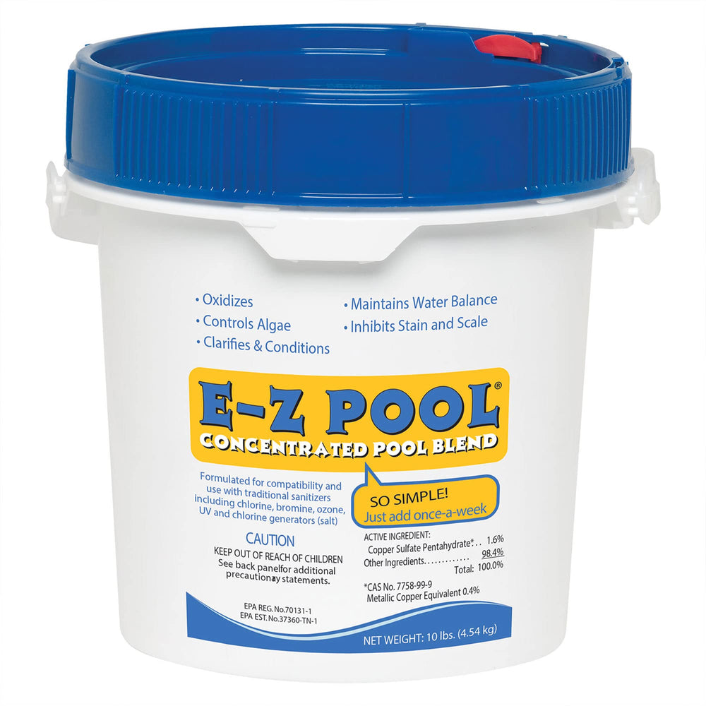 E-z Pool 10 Pound All-in-1 powder front view