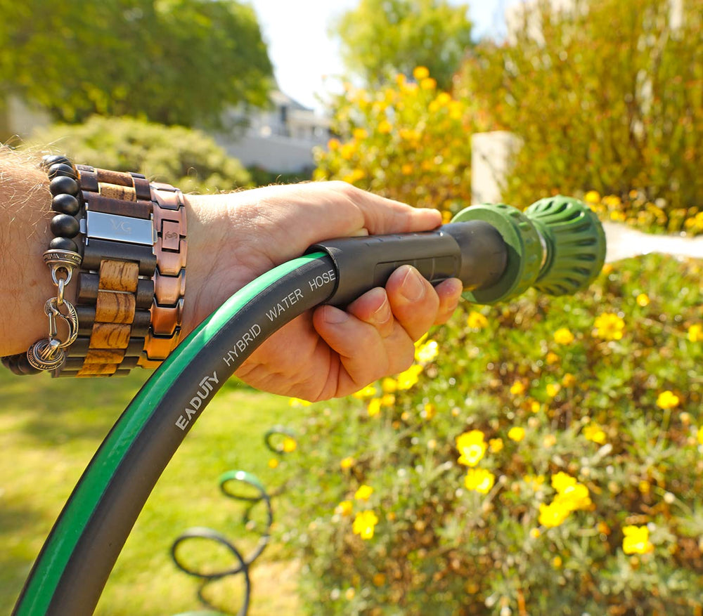 EADUTY garden hose coiled for storage