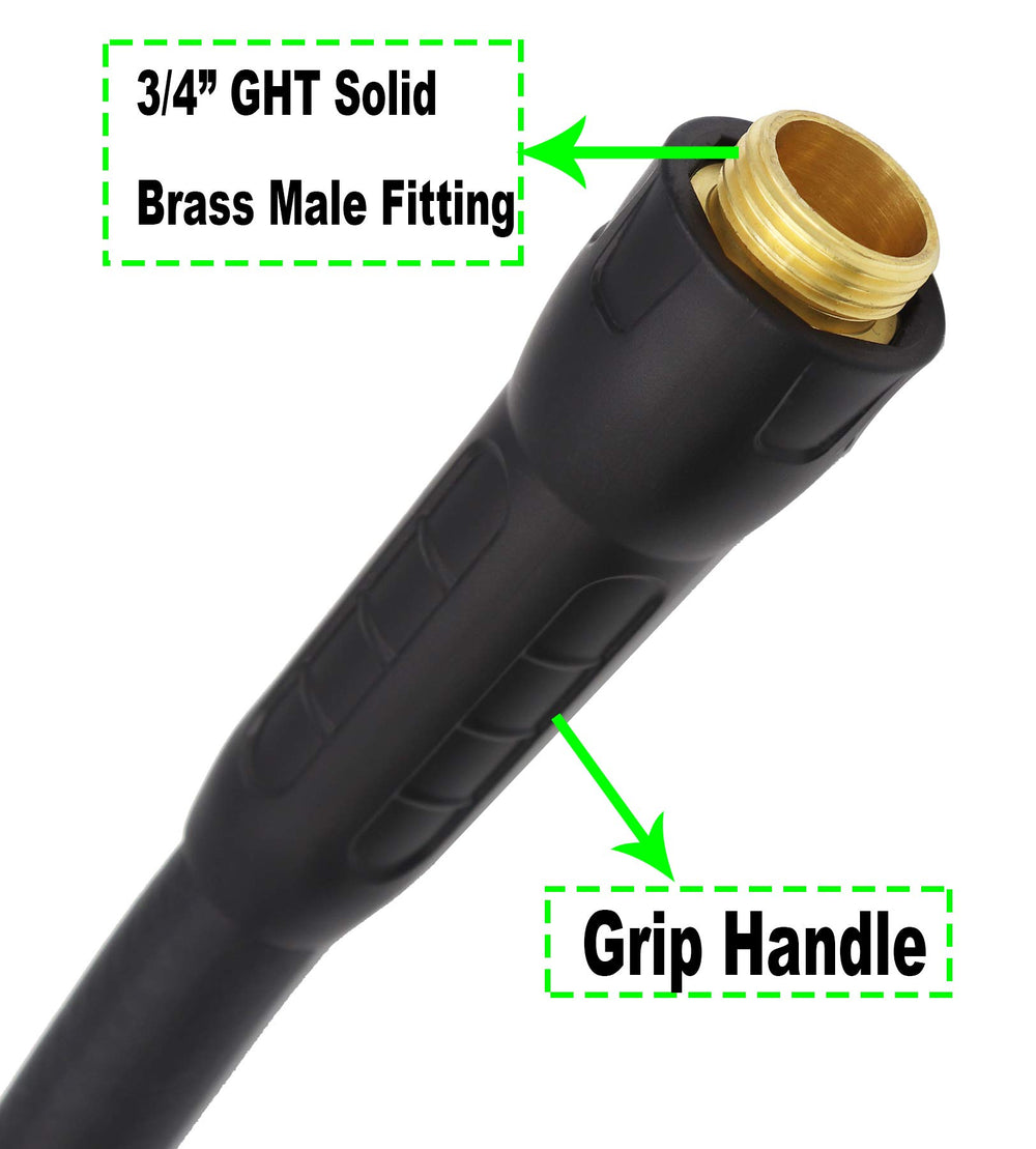 EADUTY garden hose laying flat on grass