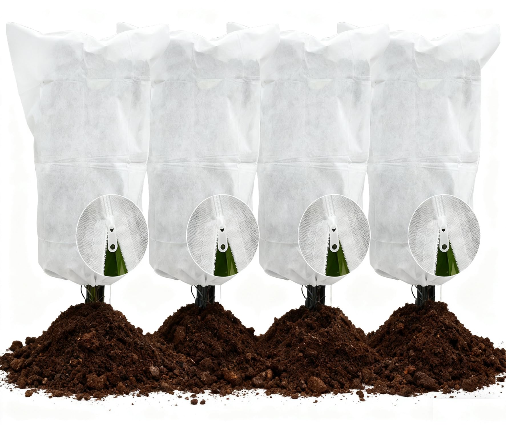 EAONE Plant Covers 47x71 inches front view in white