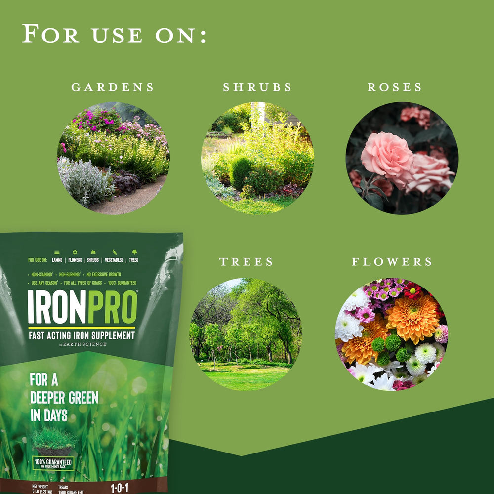 Earth Science IronPro supplement spreader application