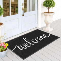EARTHALL Funny Welcome Mat front view, welcome colour