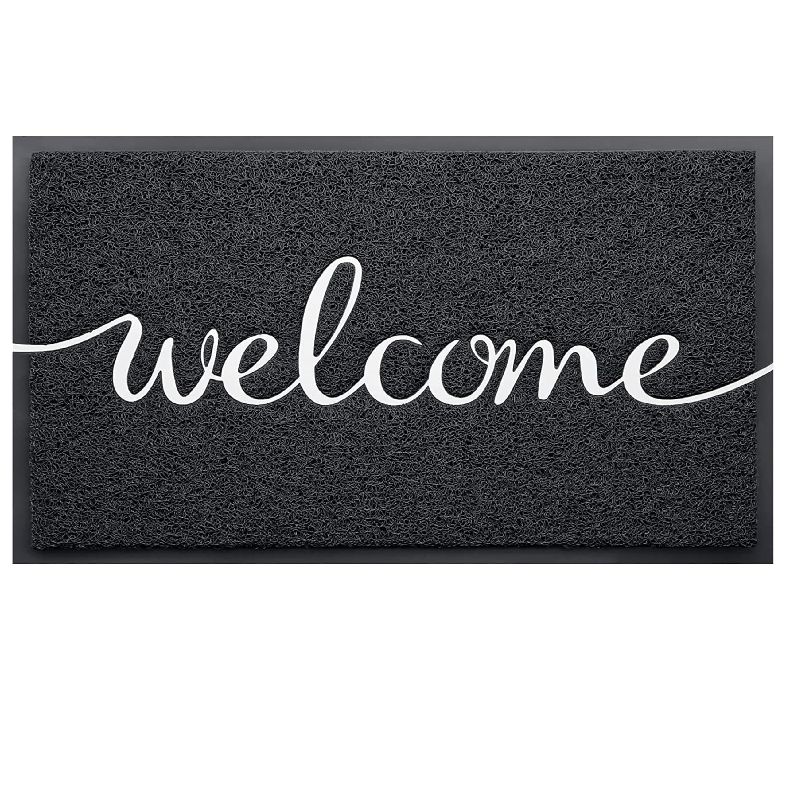 EARTHALL Funny Welcome Mat showcasing easy cleaning process
