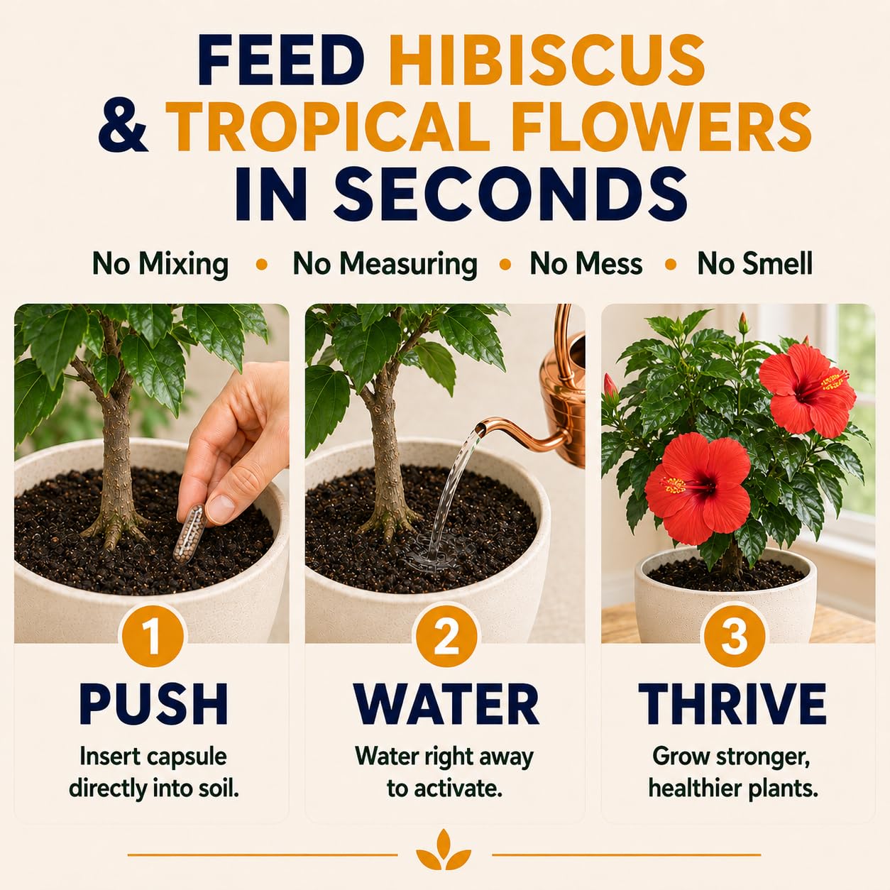 EarthPods Hibiscus Fertilizer capsules with packaging