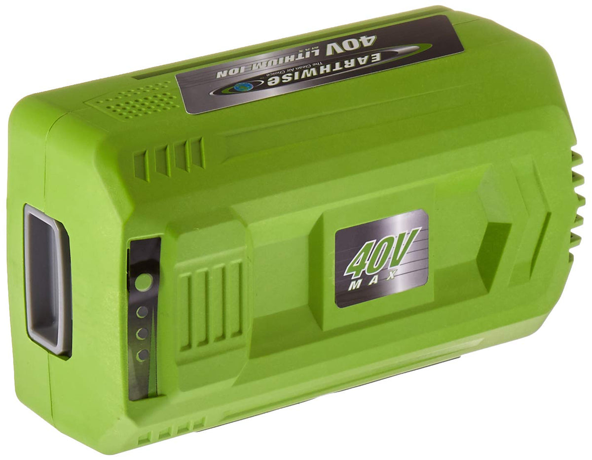 Earthwise BL84040 40-Volt Lithium-Ion Battery front view