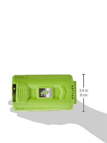 Earthwise BL84040 battery with specifications label