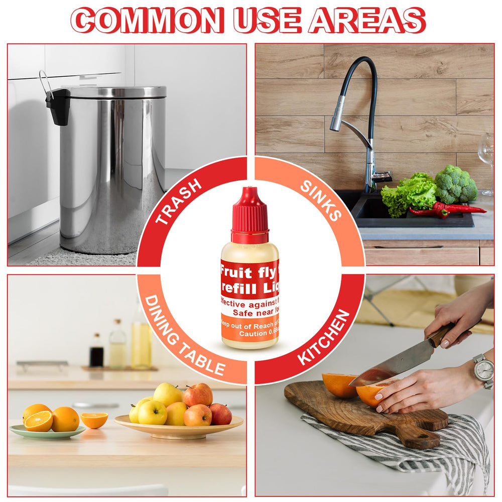 Easily attract fruit flies with Qualirey Trap Liquid