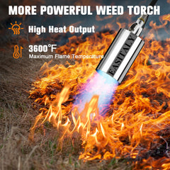 EASITALY propane torch side view with ergonomic handle