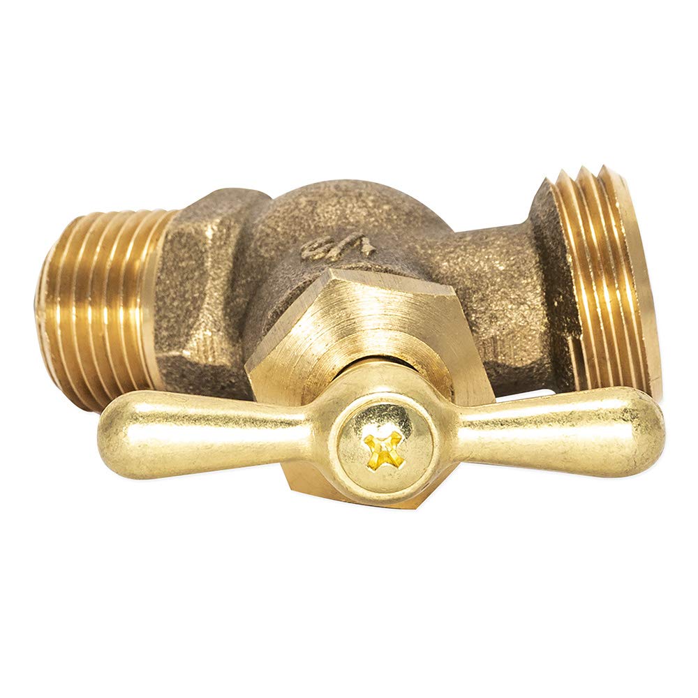 Eastman Male No-Kink Hose Bibb in outdoor setting