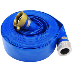 Eastrans 2-inch x 50-foot blue discharge hose with fittings
