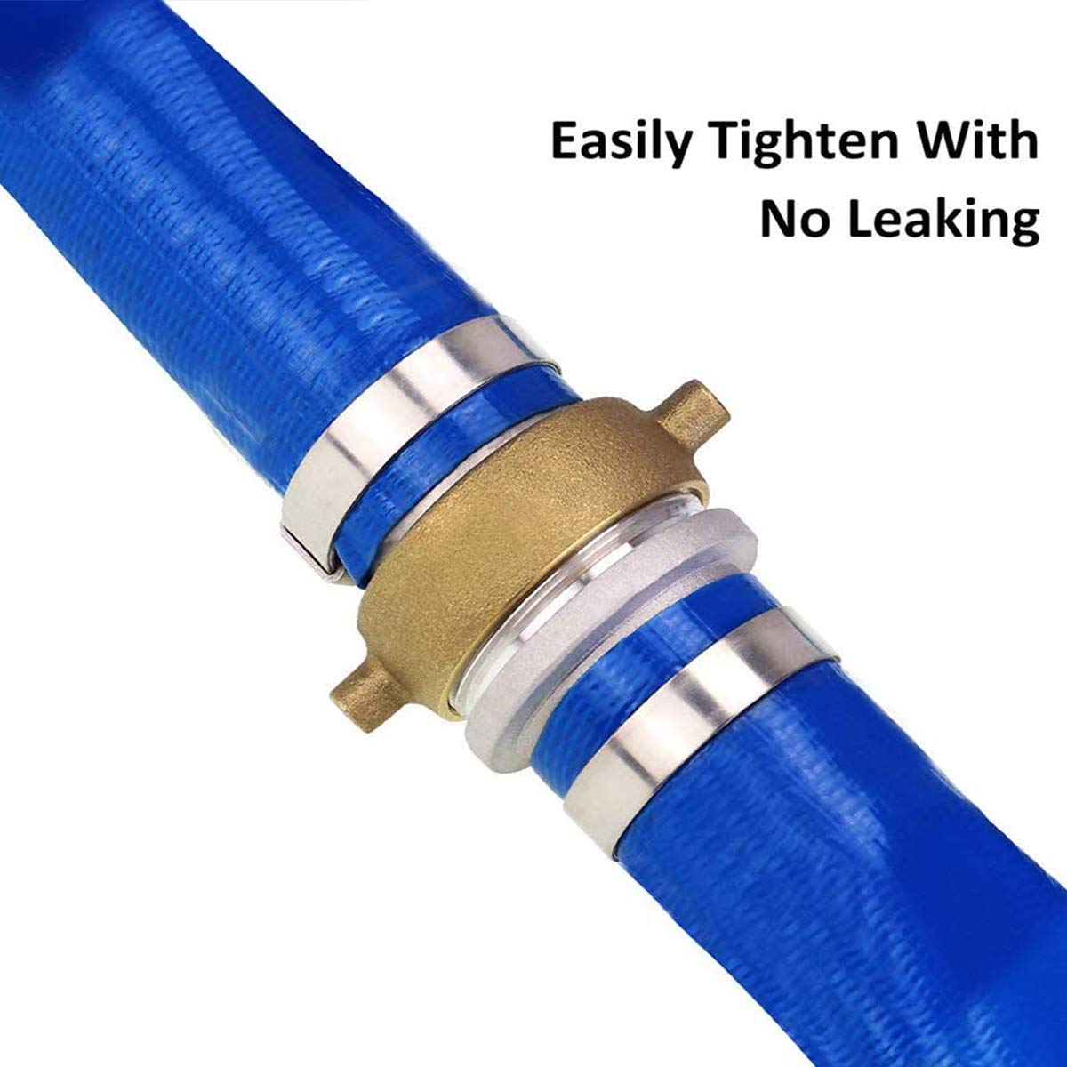 Eastrans discharge hose connected to a pump