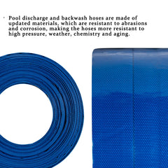 Eastrans heavy-duty PVC Pool Backwash Hose close-up