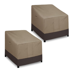 Easy-Going Heavy Duty Outdoor Chair Cover front view, Camel colour