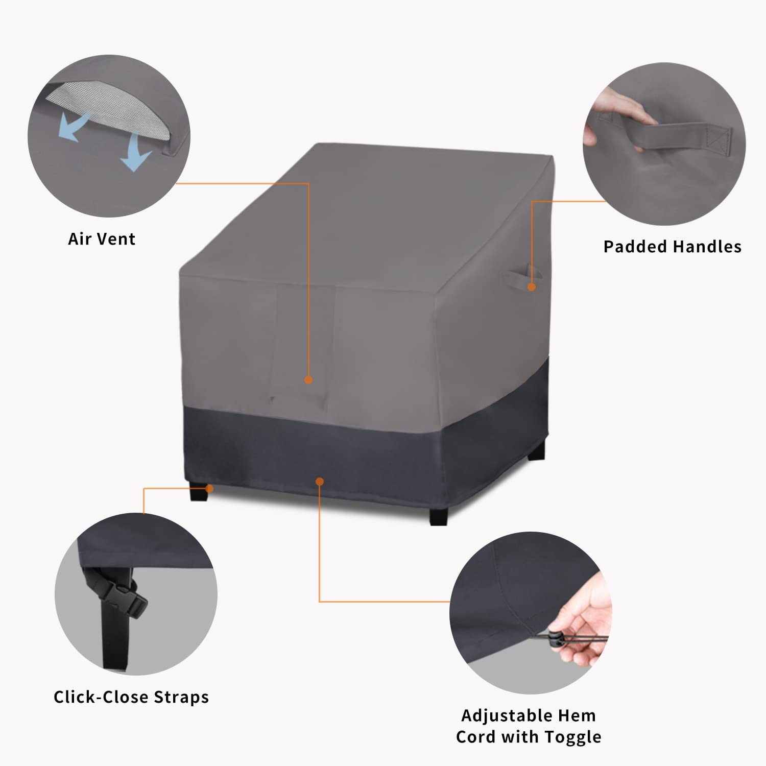 Easy-Going Heavy Duty Outdoor Chair Cover packaging