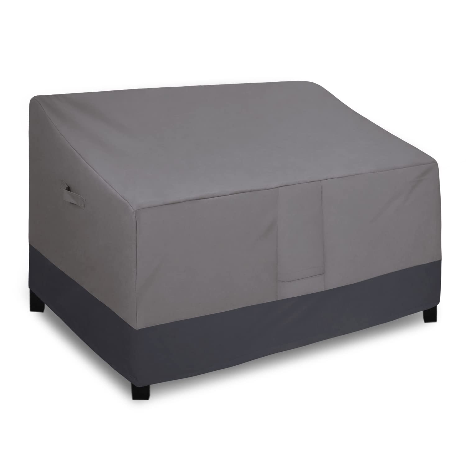 Easy-Going Heavy Duty Outdoor Couch Cover, Gray, front view