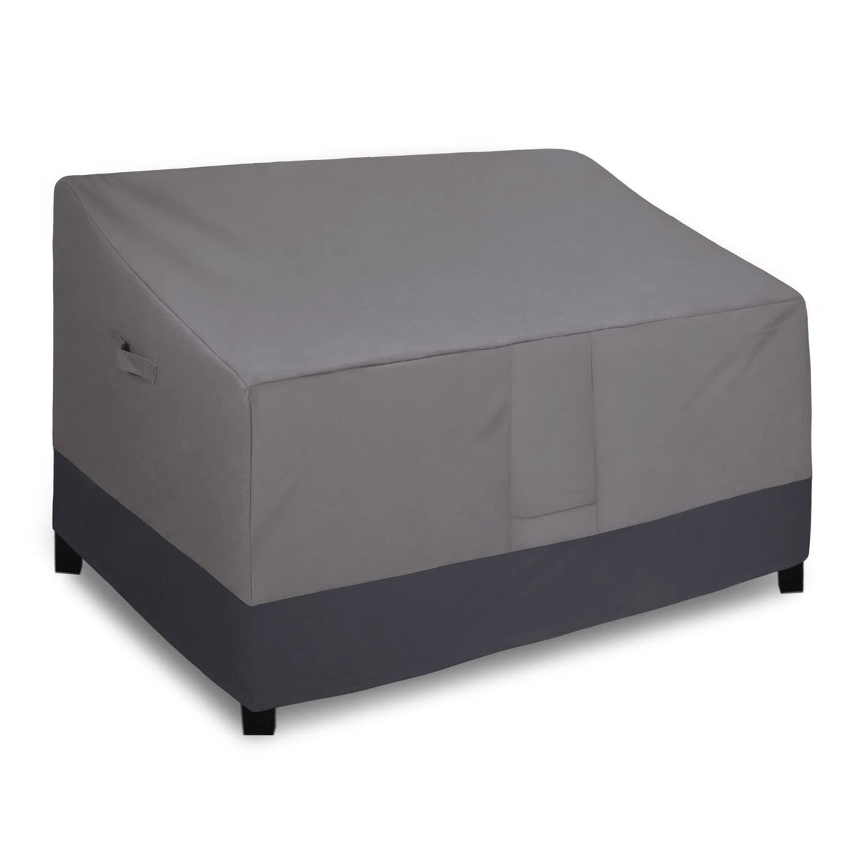Easy-Going Heavy Duty Outdoor Couch Cover, Gray, front view