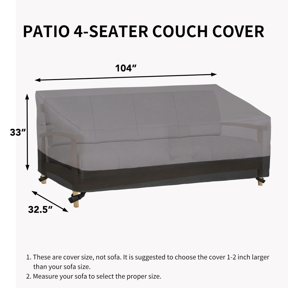 Easy-Going Heavy Duty Outdoor Couch Cover packaging