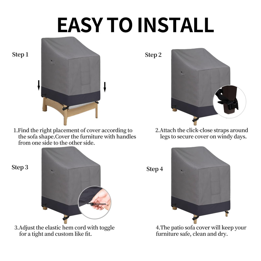 Easy-Going Outdoor Chair Cover packaging