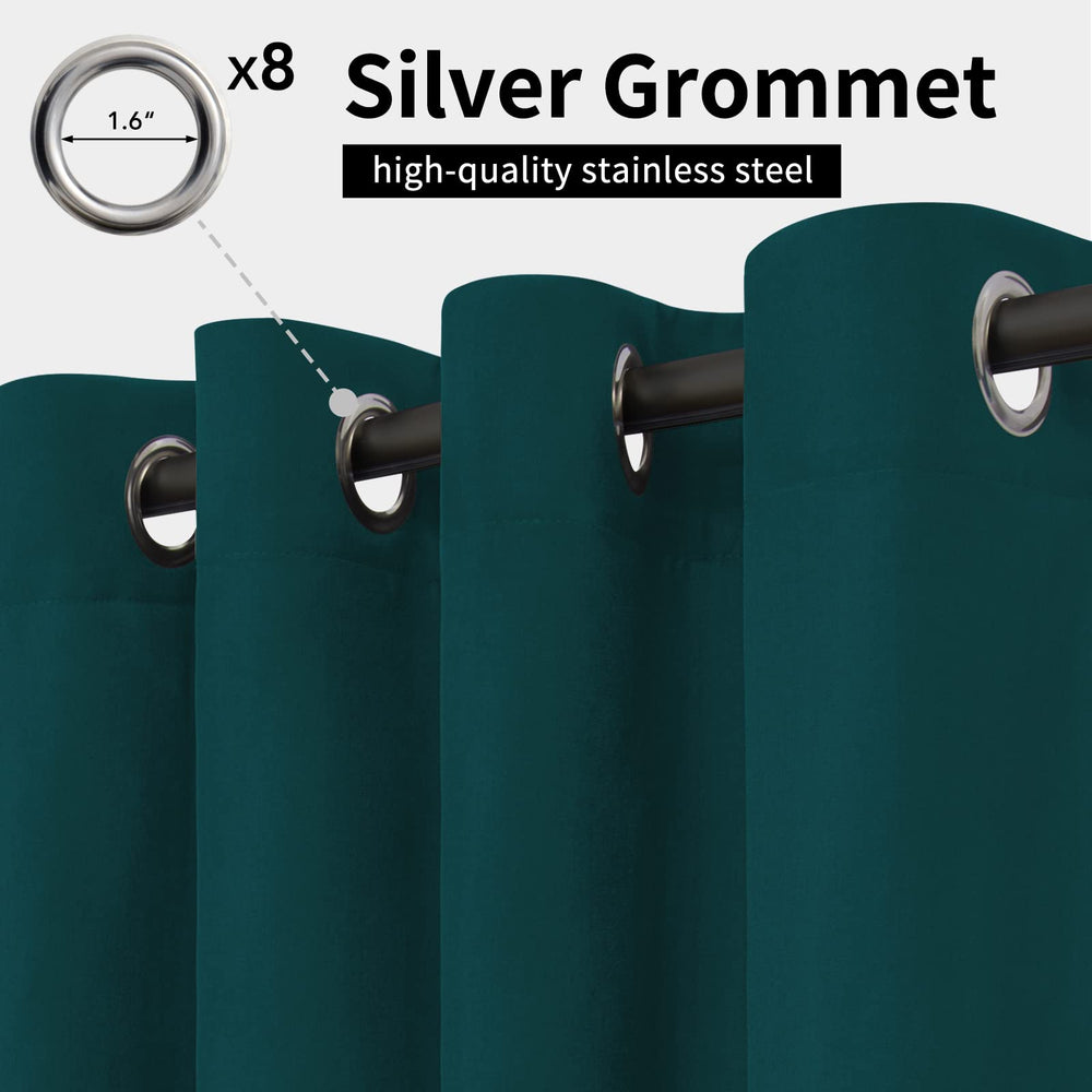 Easy-Going Outdoor Curtain showcasing grommet detail