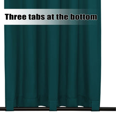 Easy-Going Outdoor Curtain with tabs at the bottom