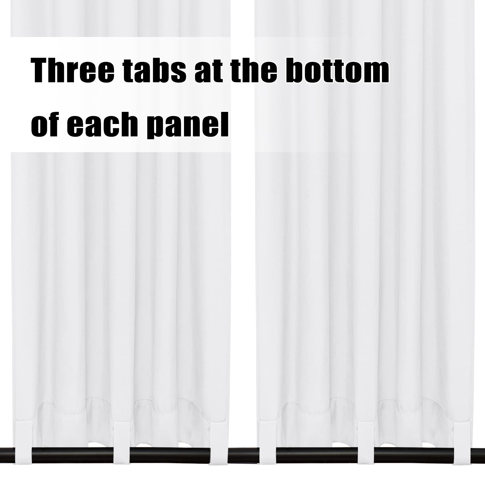Easy-Going Outdoor Curtains hanging in a garden