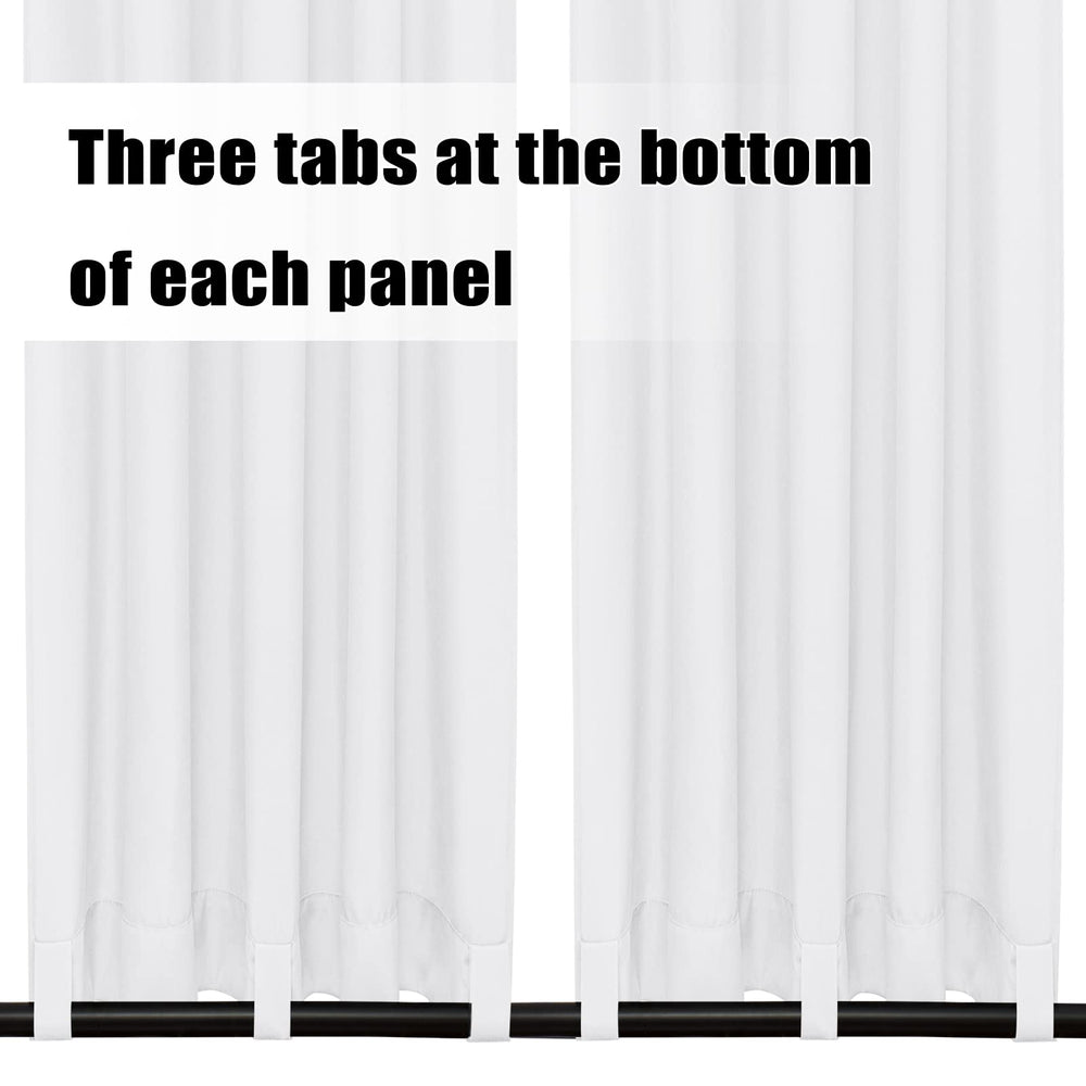 Easy-Going Outdoor Curtains hanging in a garden