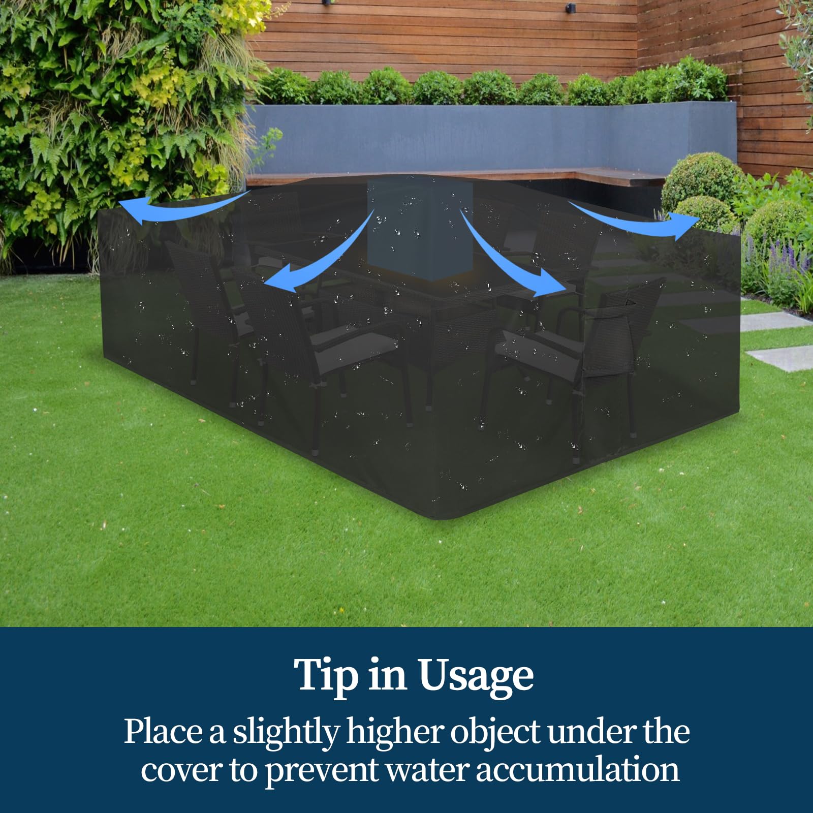 Easy-Going Patio Furniture Cover packaging front view