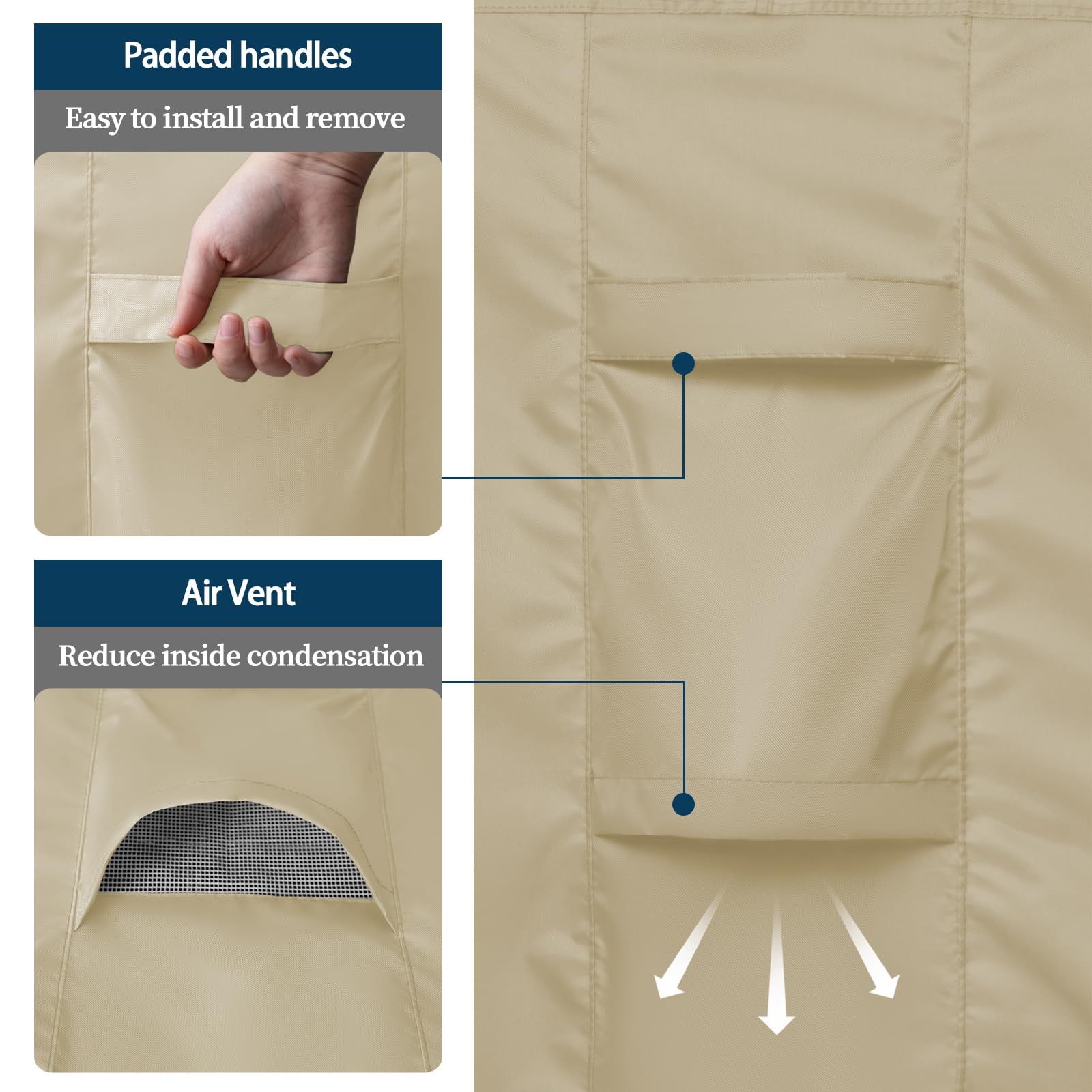 Easy-Going Rectangle Patio Furniture Cover packaging details