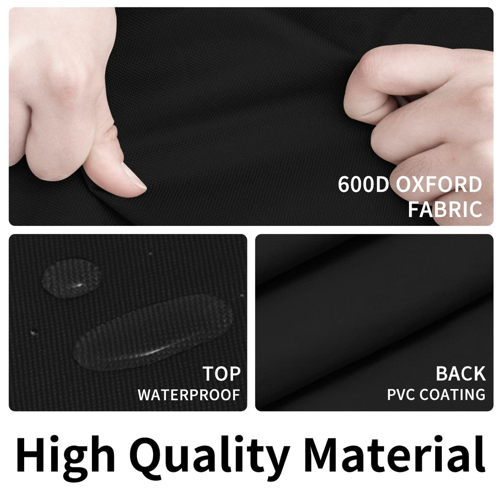 Easy-Going Round Patio Furniture Cover showing waterproof feature