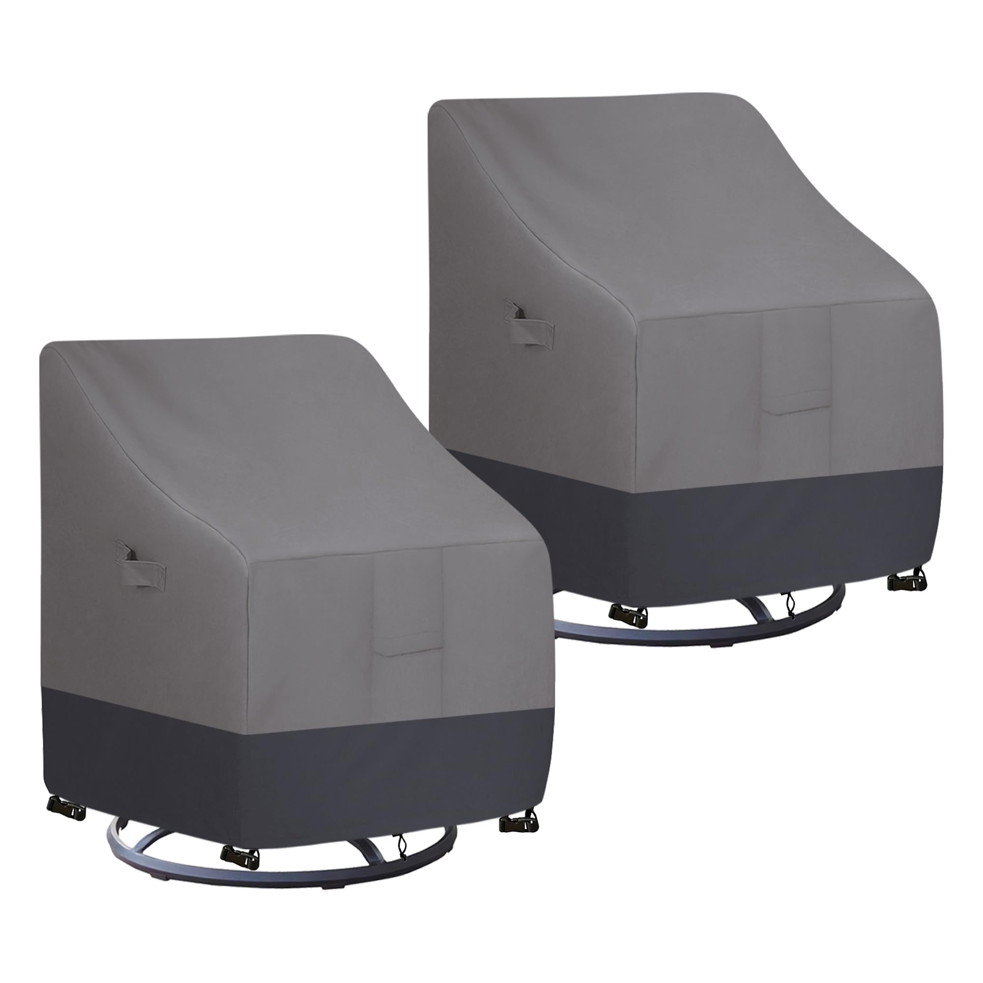 Easy-Going waterproof outdoor swivel chair cover in gray
