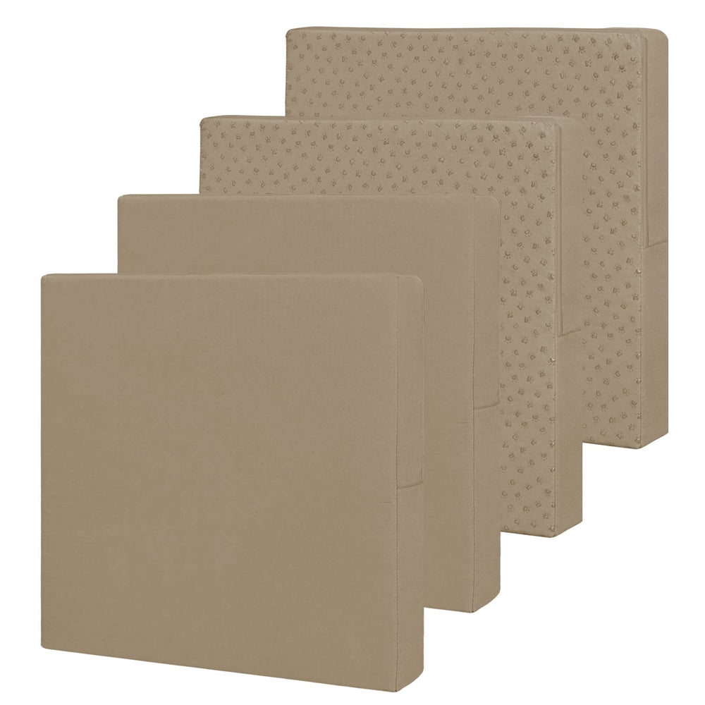 Easy-Going waterproof patio cushion cover camel colour front view