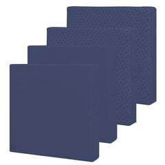 Easy-Going Waterproof Patio Cushion Cover Navy front view